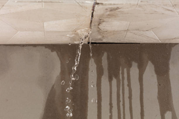 Professional Flood Damage Cleanup technician working in Hubbardston, MI